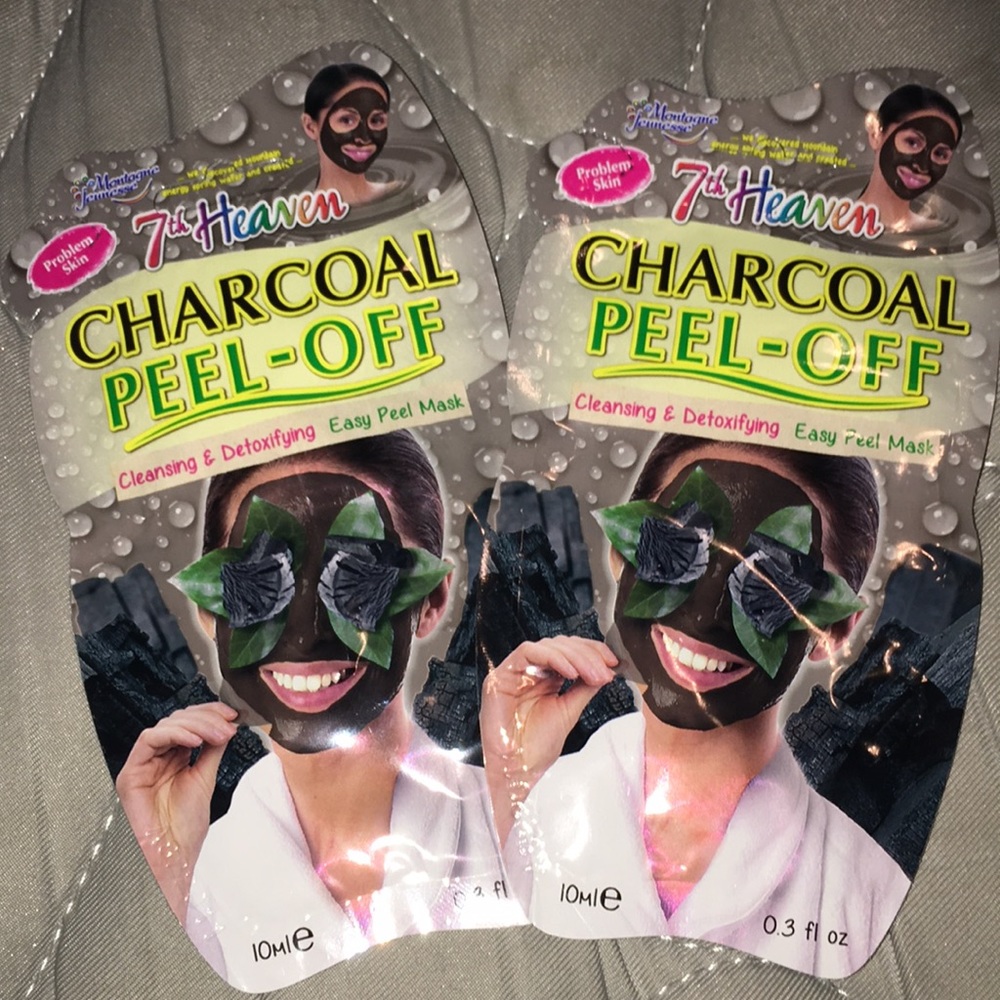 Charcoal peel off masks